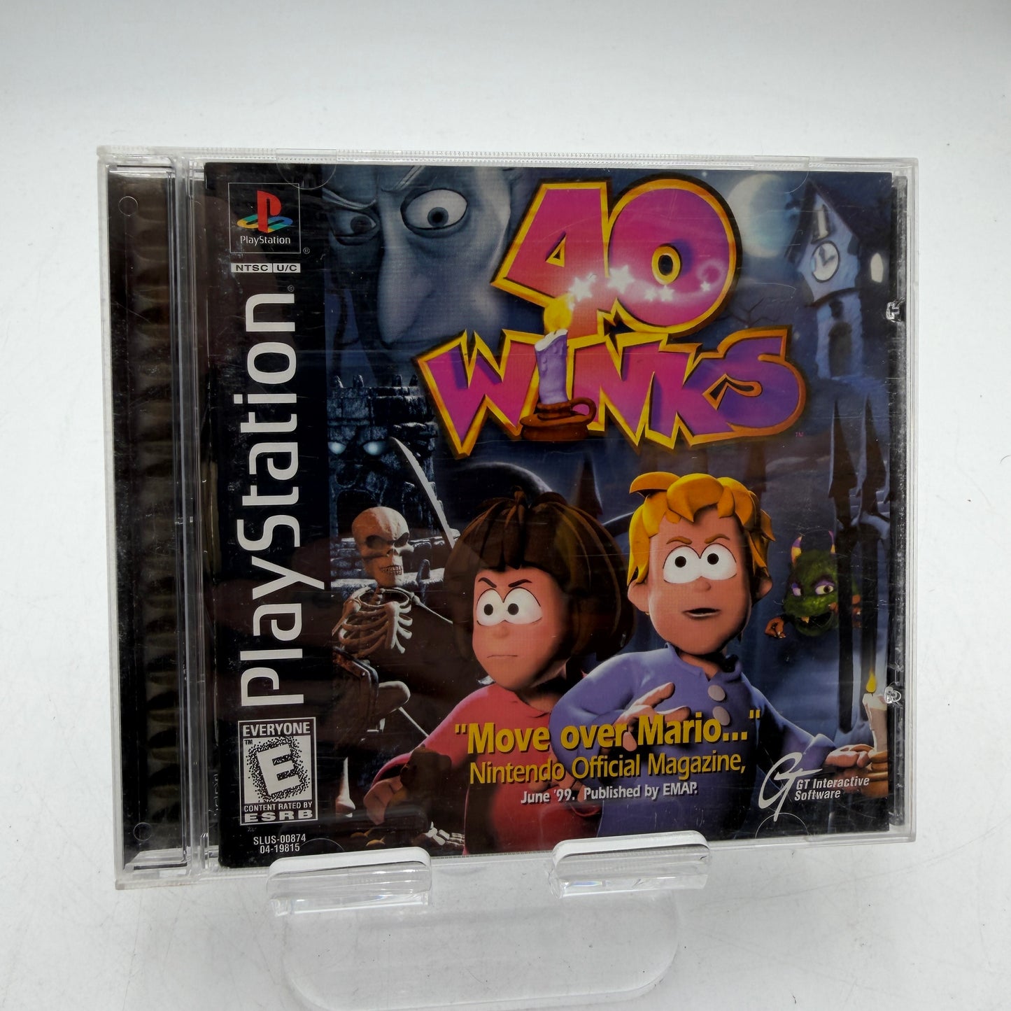 PlayStation 40 Winks PS1  Video Game CIB