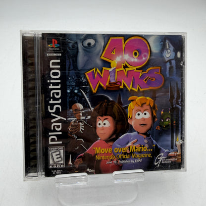 PlayStation 40 Winks PS1  Video Game CIB