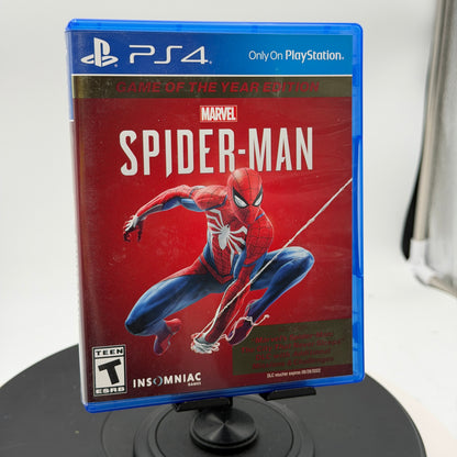 PlayStation 4 Marvel Spider-Man Game of the Year Edition Used With Box