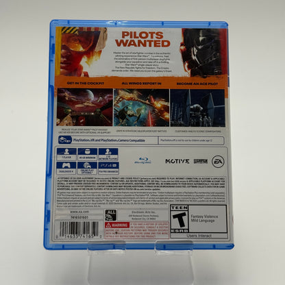 PlayStation 4 Star Wars Squadron VR Video Game - Used with Box