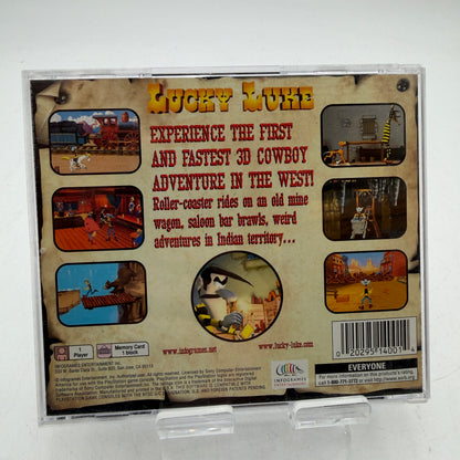 PlayStation Lucky Luke PS1 Video Game Complete CIB Tested Works Great