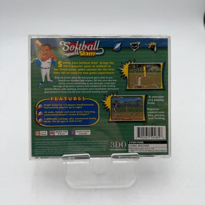 PlayStation PS1  Sammy Sosa's Softball Slam Complete with Case, Manual, and Inserts