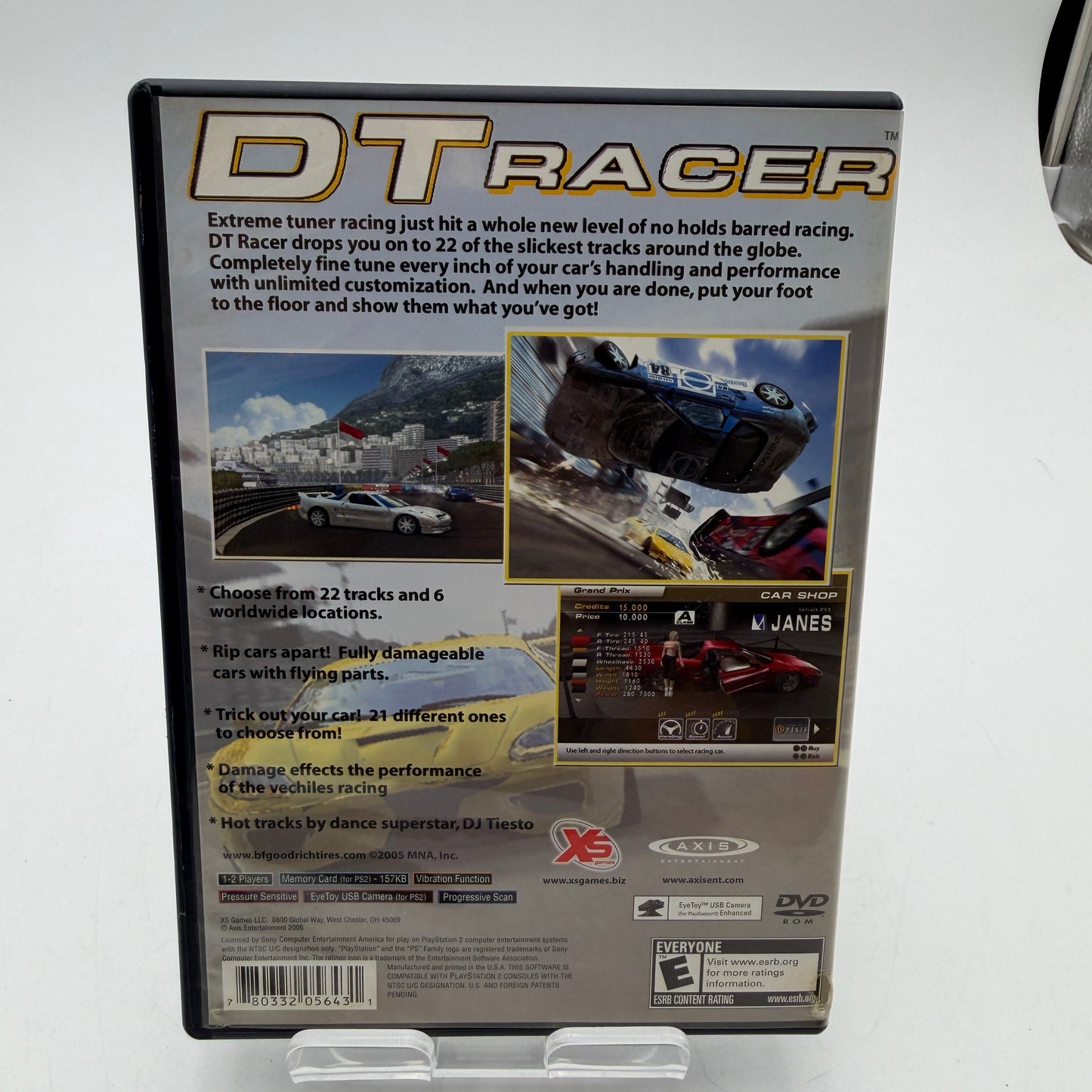 Playstation 2 DT Racer Video Game