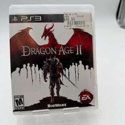 PlayStation 3 Dragon Age II Video Game Complete with Case, Manual & Inserts PS3