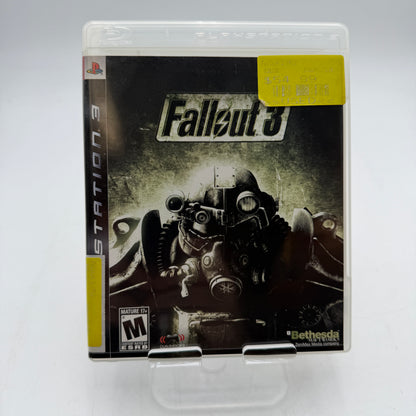 Playstation 3 Fallout 3 Video Game Complete with Case, Manual & Inserts