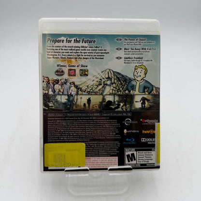 Playstation 3 Fallout 3 Video Game Complete with Case, Manual & Inserts