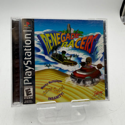 Playstation Renegade Racers Video Game PS1 Case Manual Inserts