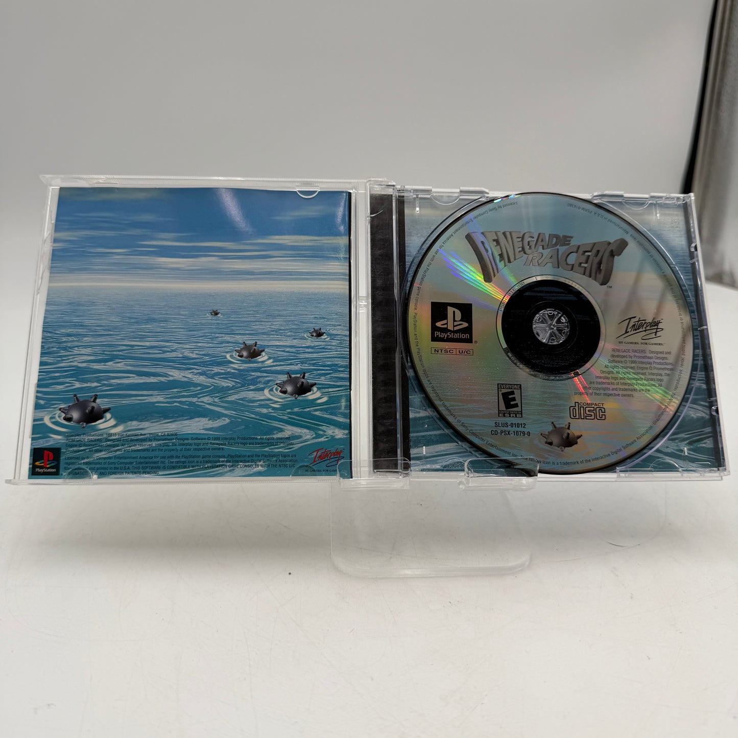 Playstation Renegade Racers Video Game PS1 Case Manual Inserts