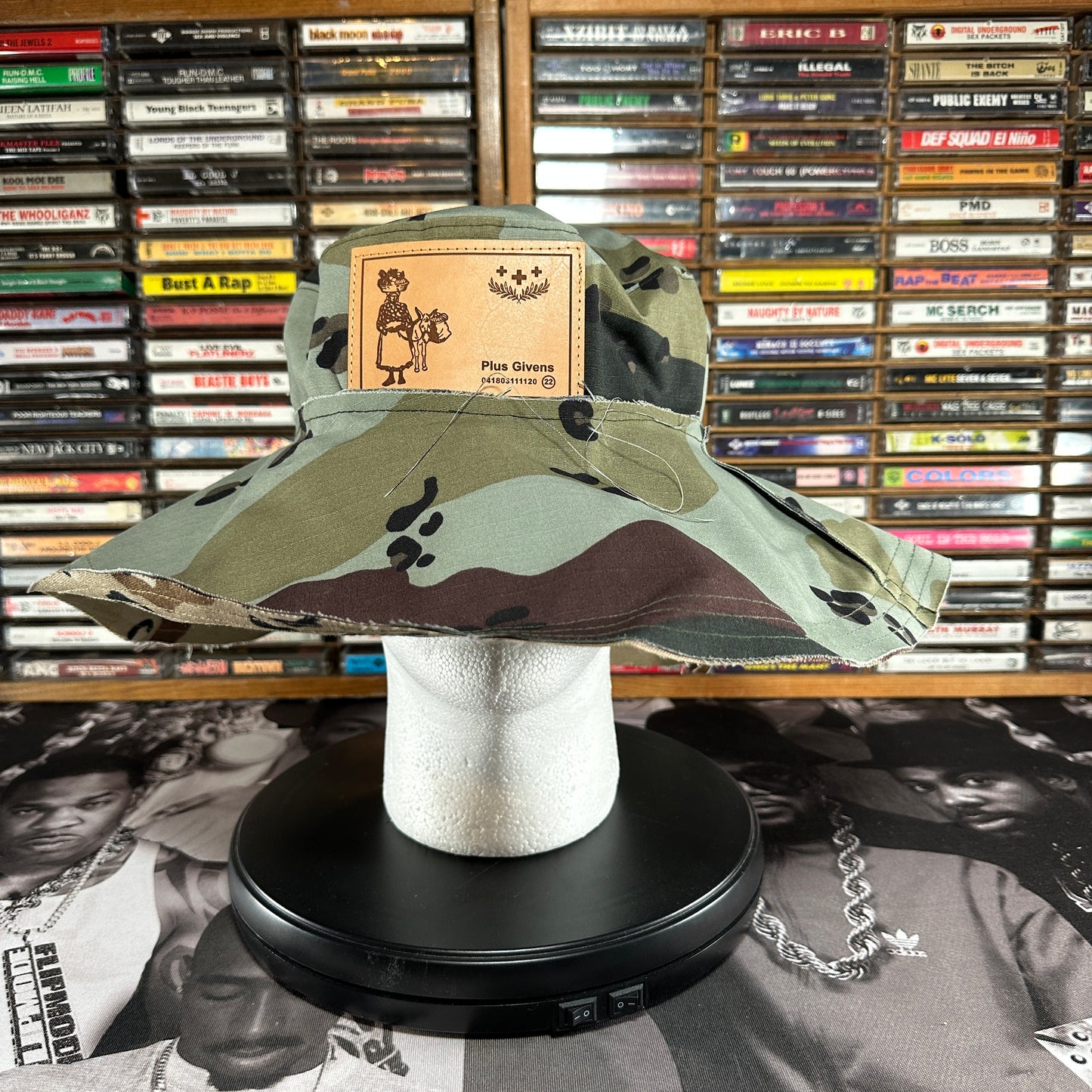 Plus Givens Hand Made Reversible Camo Bucket Hat