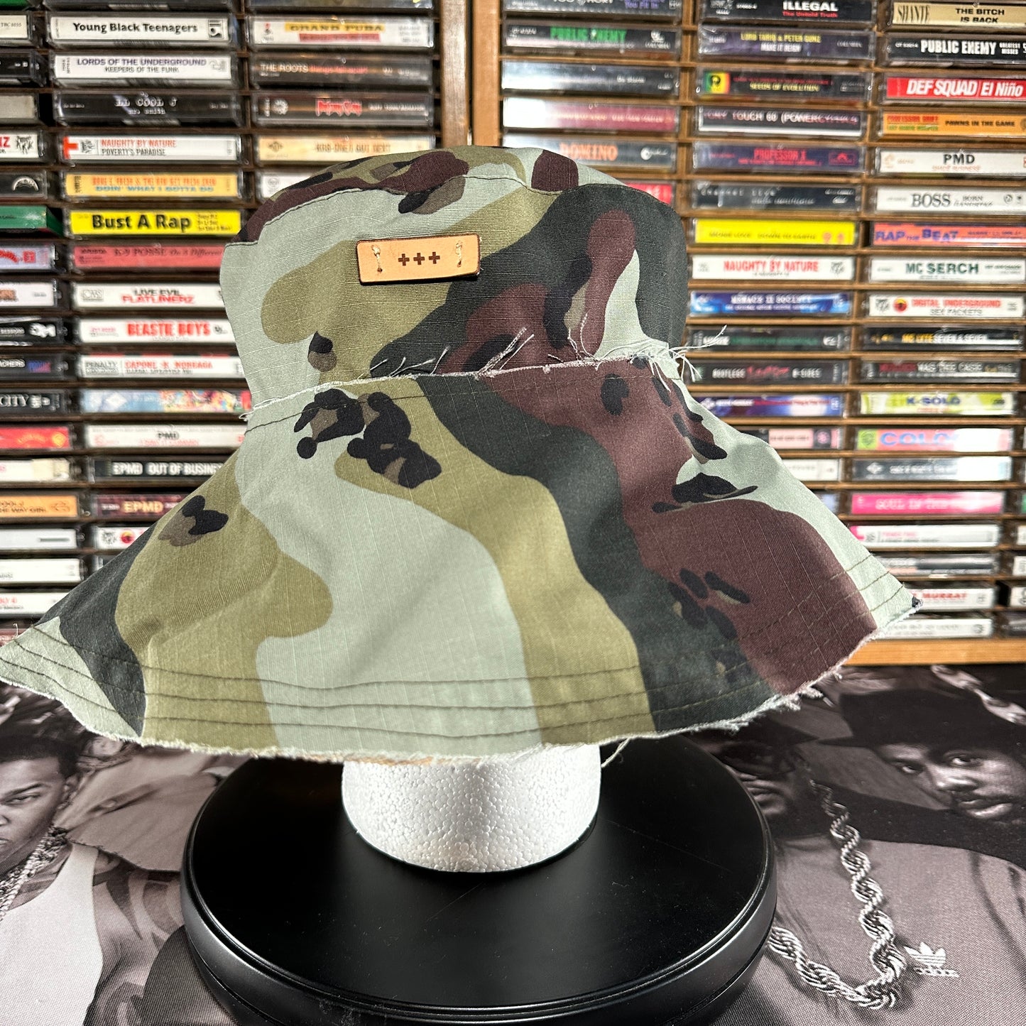 Plus Givens Hand Made Reversible Camo Bucket Hat