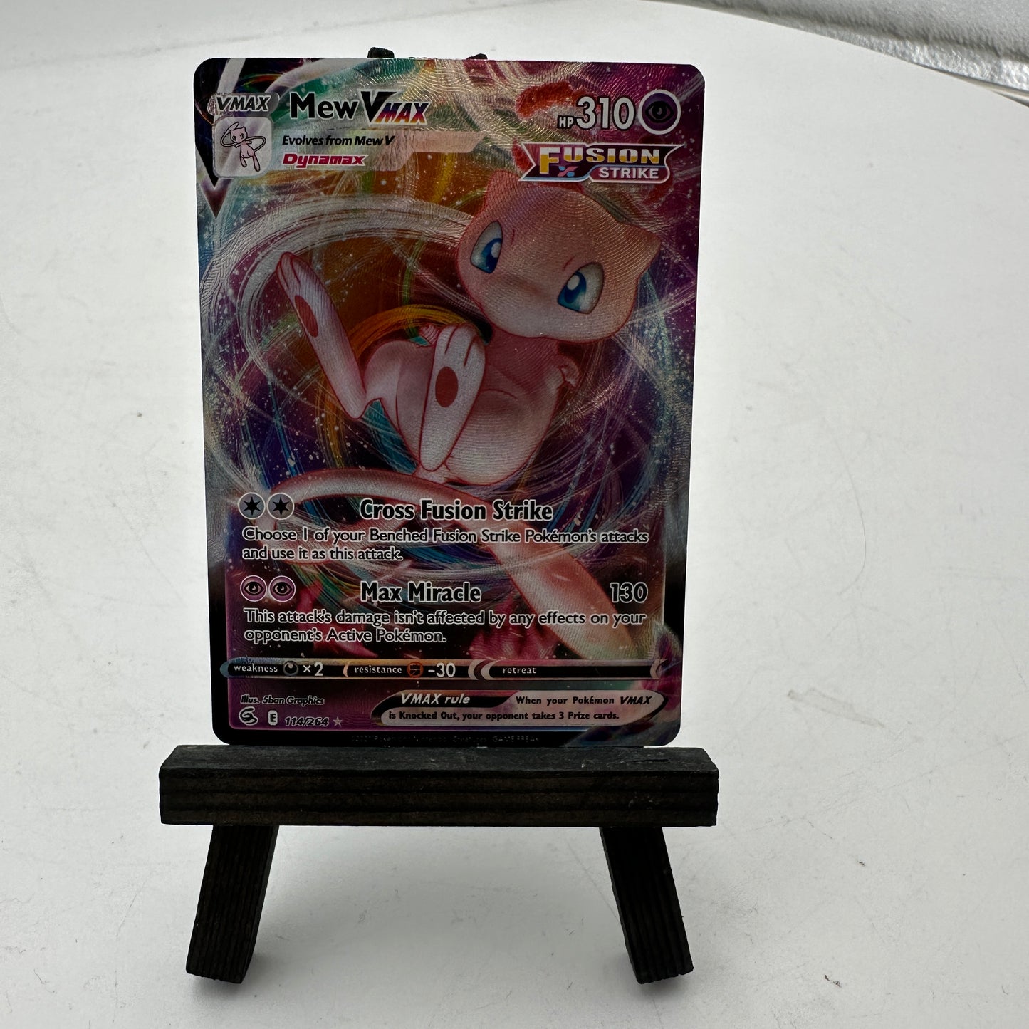 Pokemon Mew VMAX #114 Collectible Card