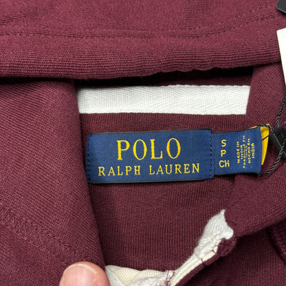 NWT Polo Ralph Lauren Big Pony Fleece Rugby Hoodie Small