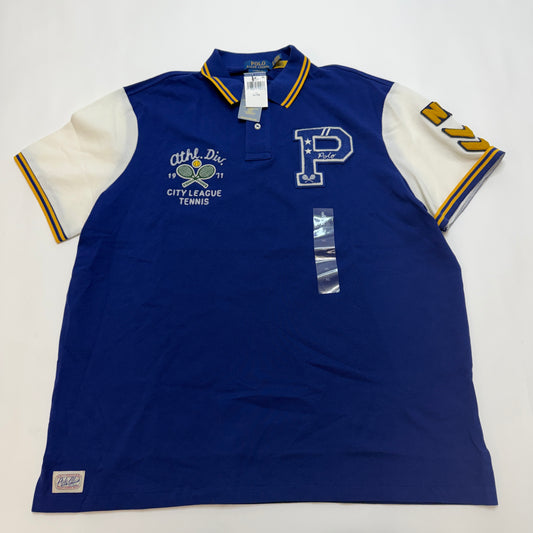 Polo Ralph Lauren City League Tennis Polo Shirt Men's XL Royal Blue NWT