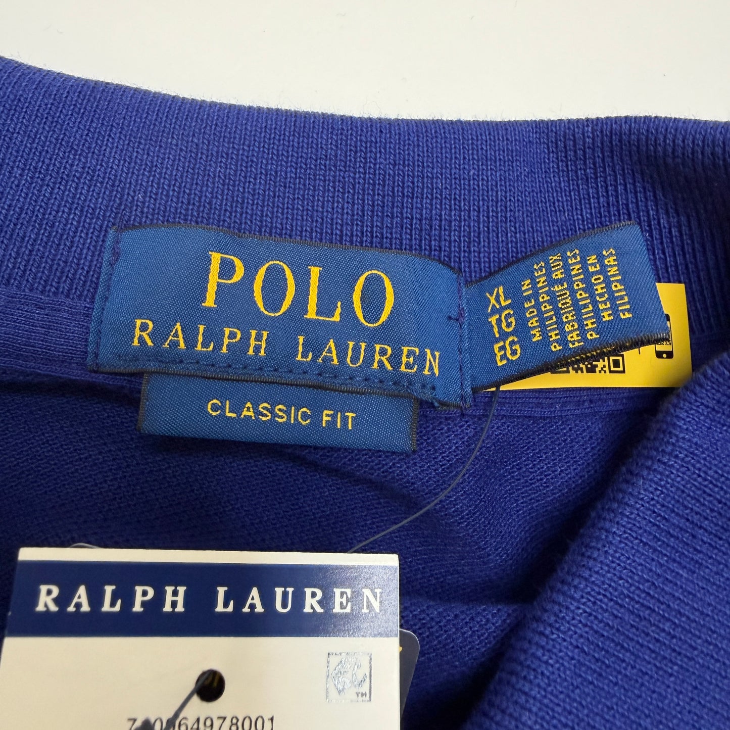 Polo Ralph Lauren City League Tennis Polo Shirt Men's XL Royal Blue NWT