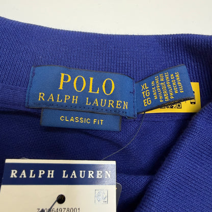 Polo Ralph Lauren City League Tennis Polo Shirt Men's XL Royal Blue NWT