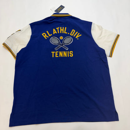 Polo Ralph Lauren City League Tennis Polo Shirt Men's XXL Royal Blue