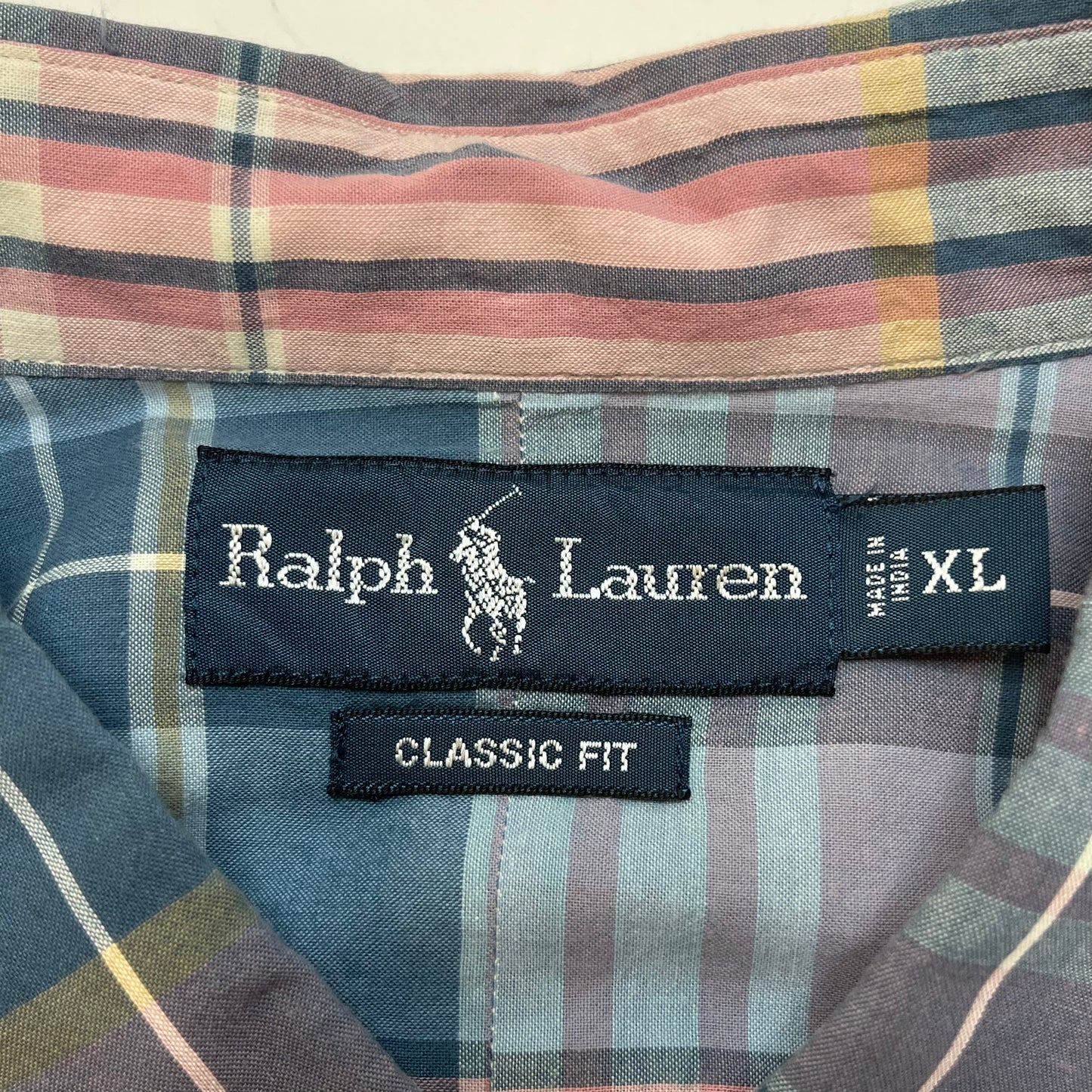 Vintage Polo Ralph Lauren Classic Fit Long Sleeve Button Up Shirt XL Plaid