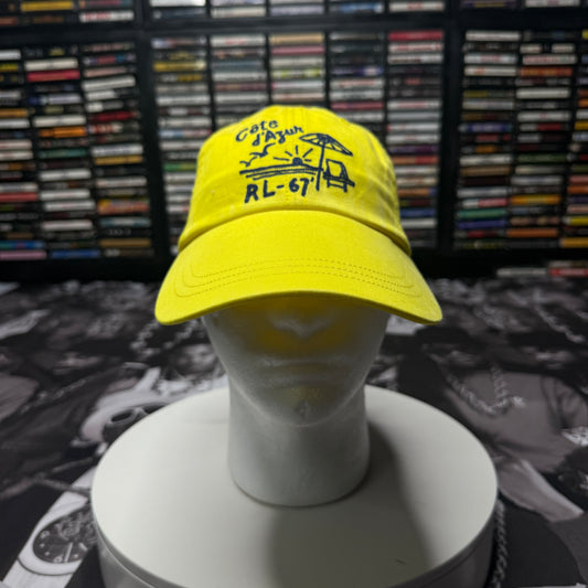 NWT Polo Ralph Lauren Classic Sport Long Bill RL-67 Sportswear Cap Yellow