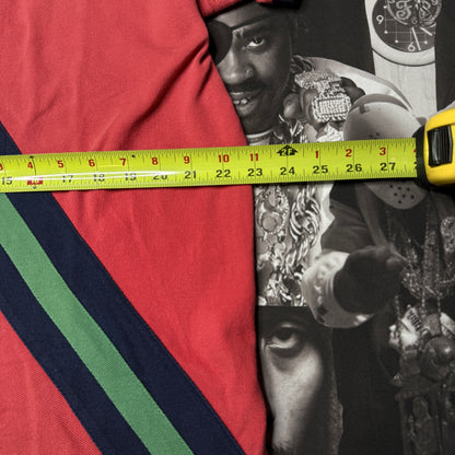 Polo Ralph Lauren Custom Fit Big Pony Banner Stripe Cotton Mesh Rugby Shirt XL