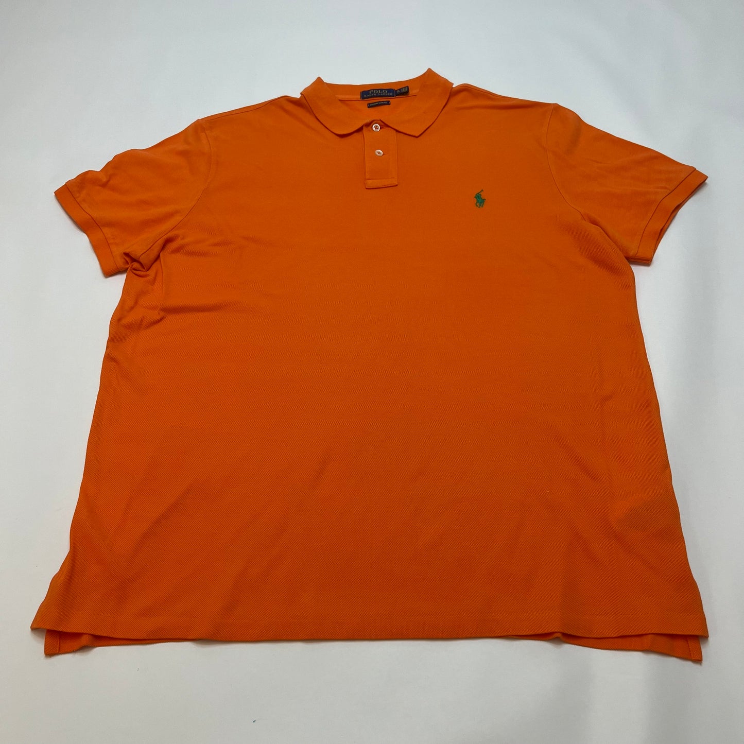 Polo Ralph Lauren Custom Slim Fit Pique Gold XL Orange Used