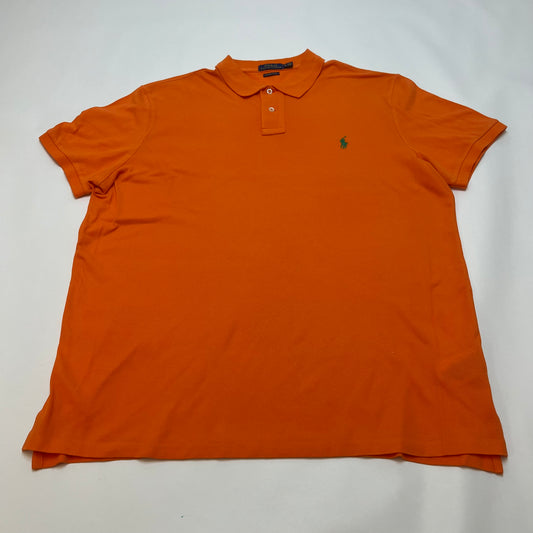 Polo Ralph Lauren Custom Slim Fit Pique Gold XL Orange Used