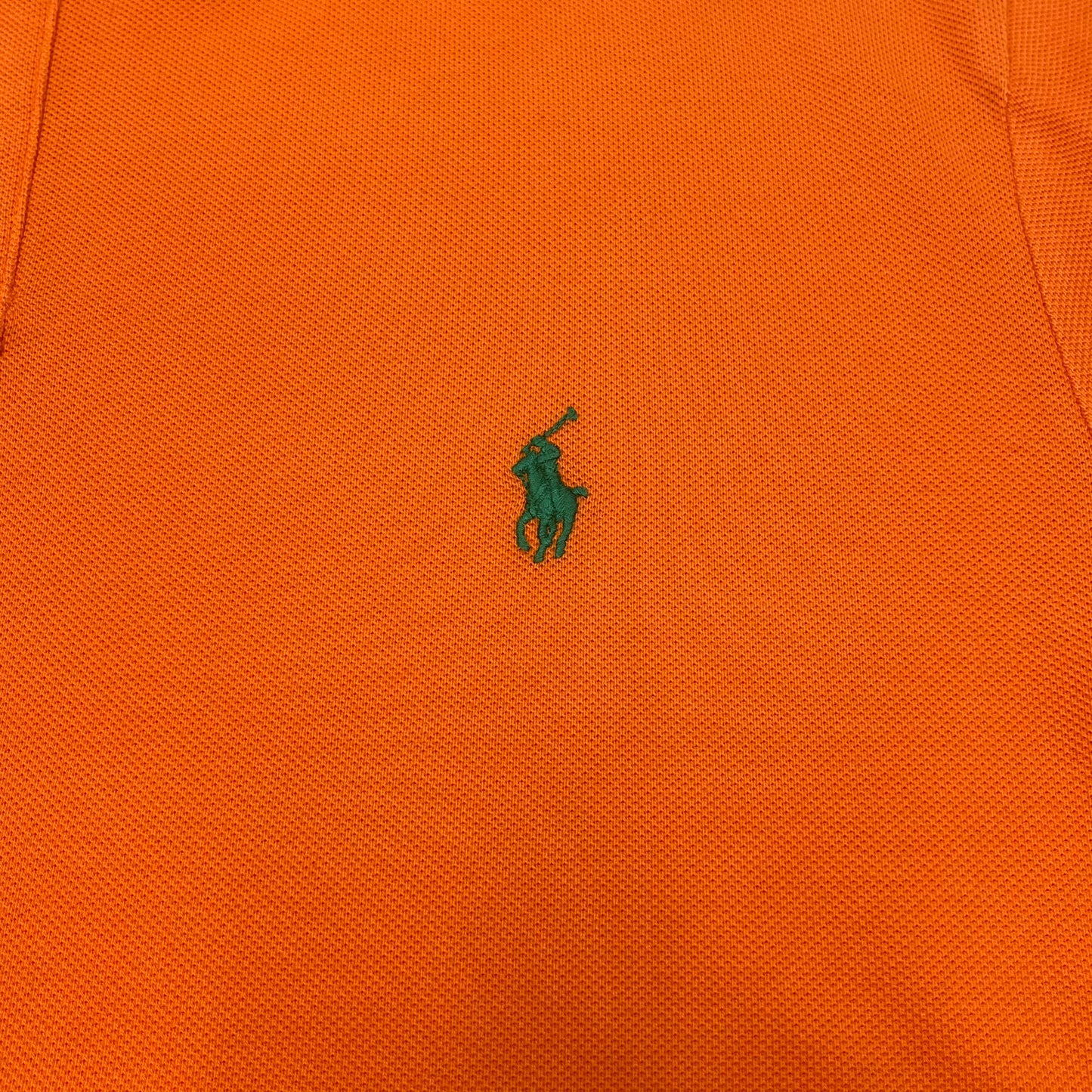 Polo Ralph Lauren Custom Slim Fit Pique Gold XL Orange Used