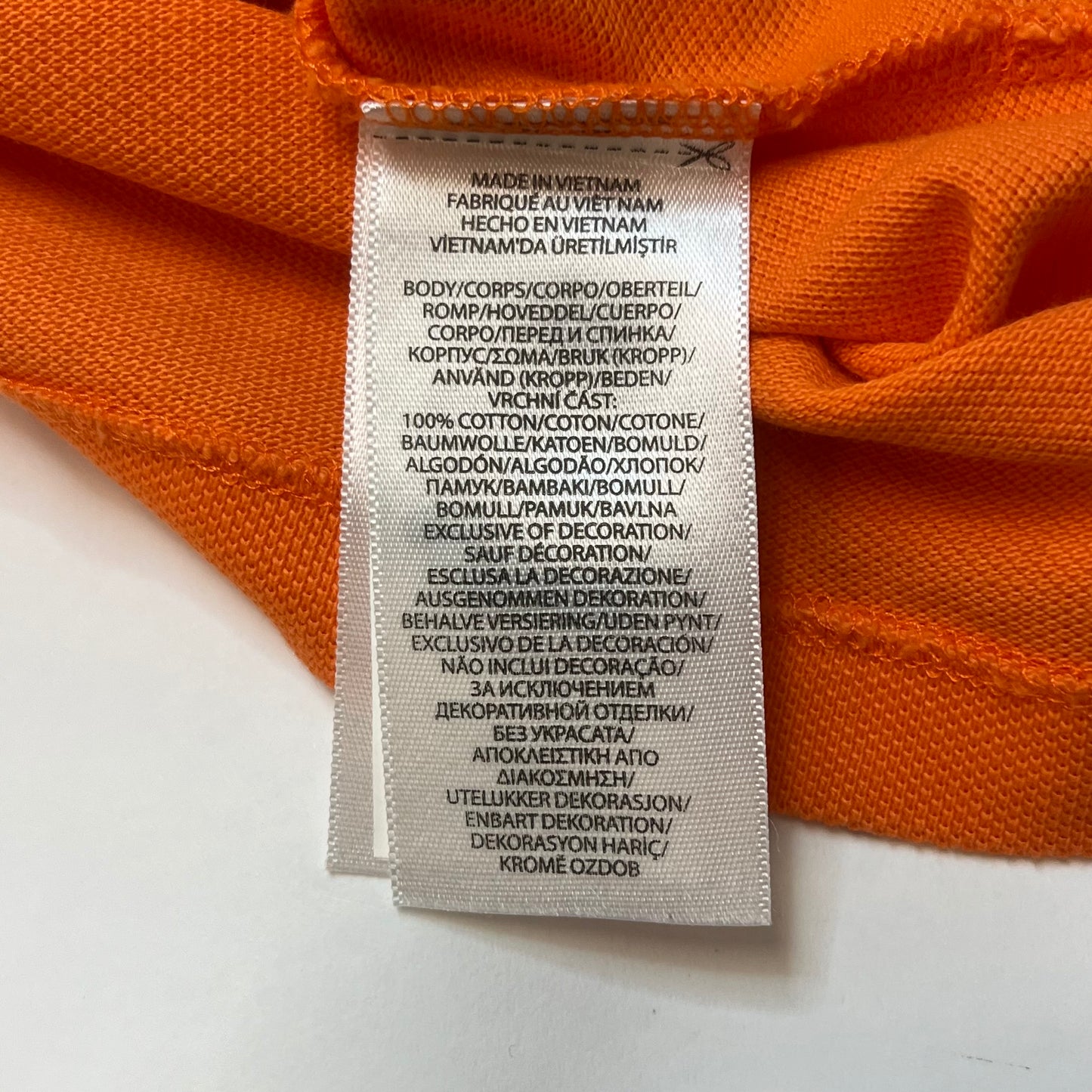 Polo Ralph Lauren Custom Slim Fit Pique Gold XL Orange Used