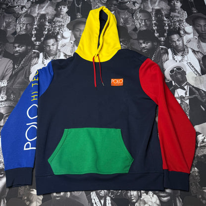 Polo Ralph Lauren Hi Tech Color Block Hoodie sz Large