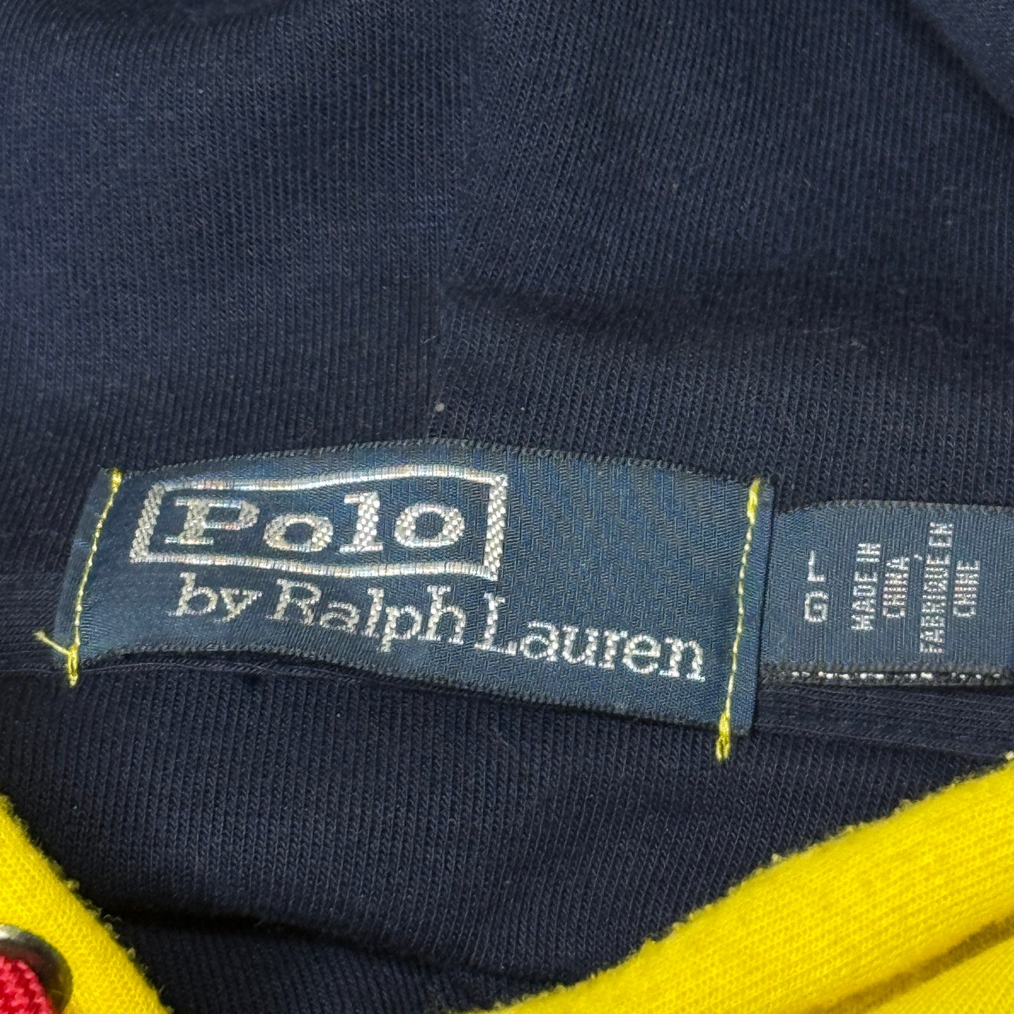 Polo Ralph Lauren Hi Tech Color Block Hoodie sz Large