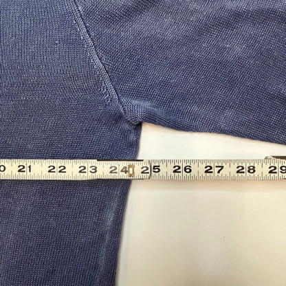 Vintage Polo Ralph Lauren Indigo Linen Pullover Hoodie Large