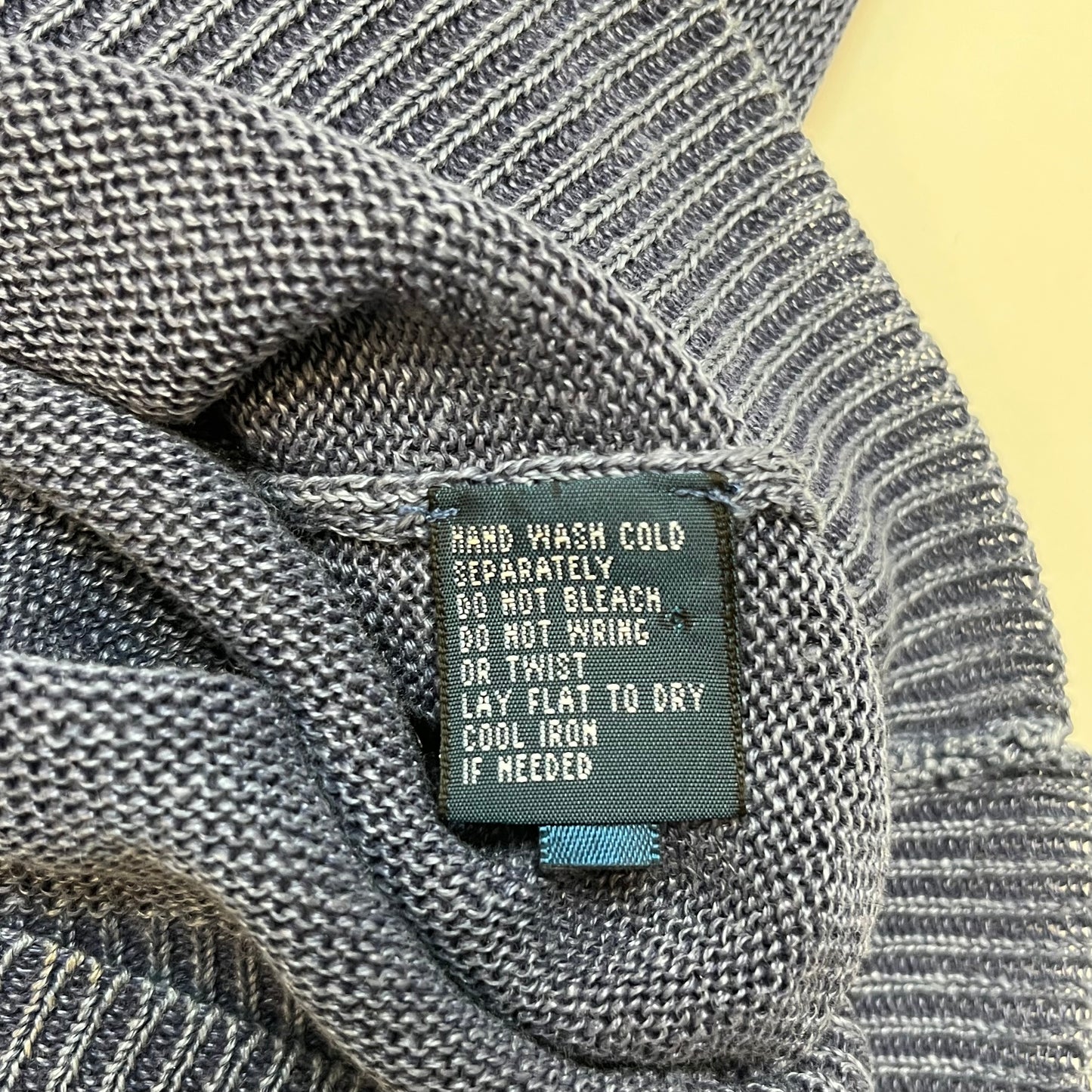 Vintage Polo Ralph Lauren Indigo Linen Pullover Hoodie Large