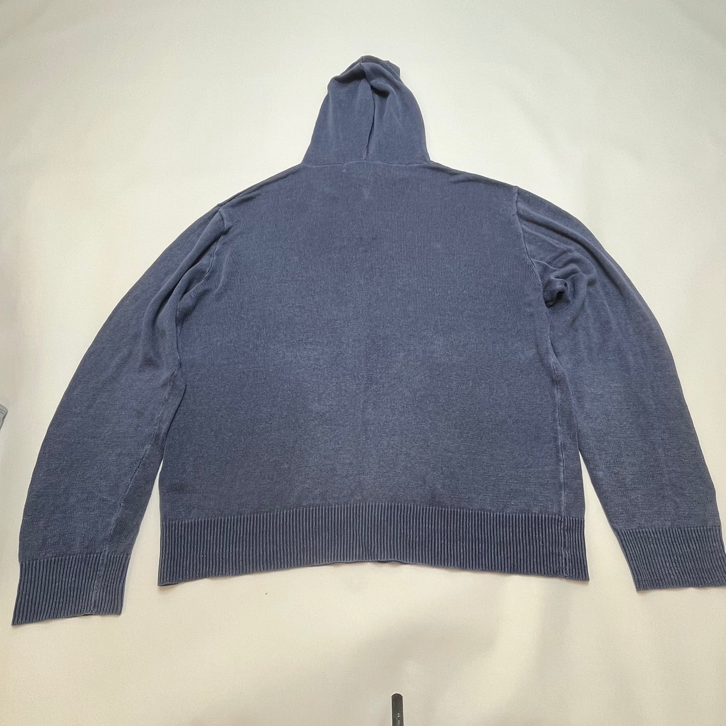 Vintage Polo Ralph Lauren Indigo Linen Pullover Hoodie Large
