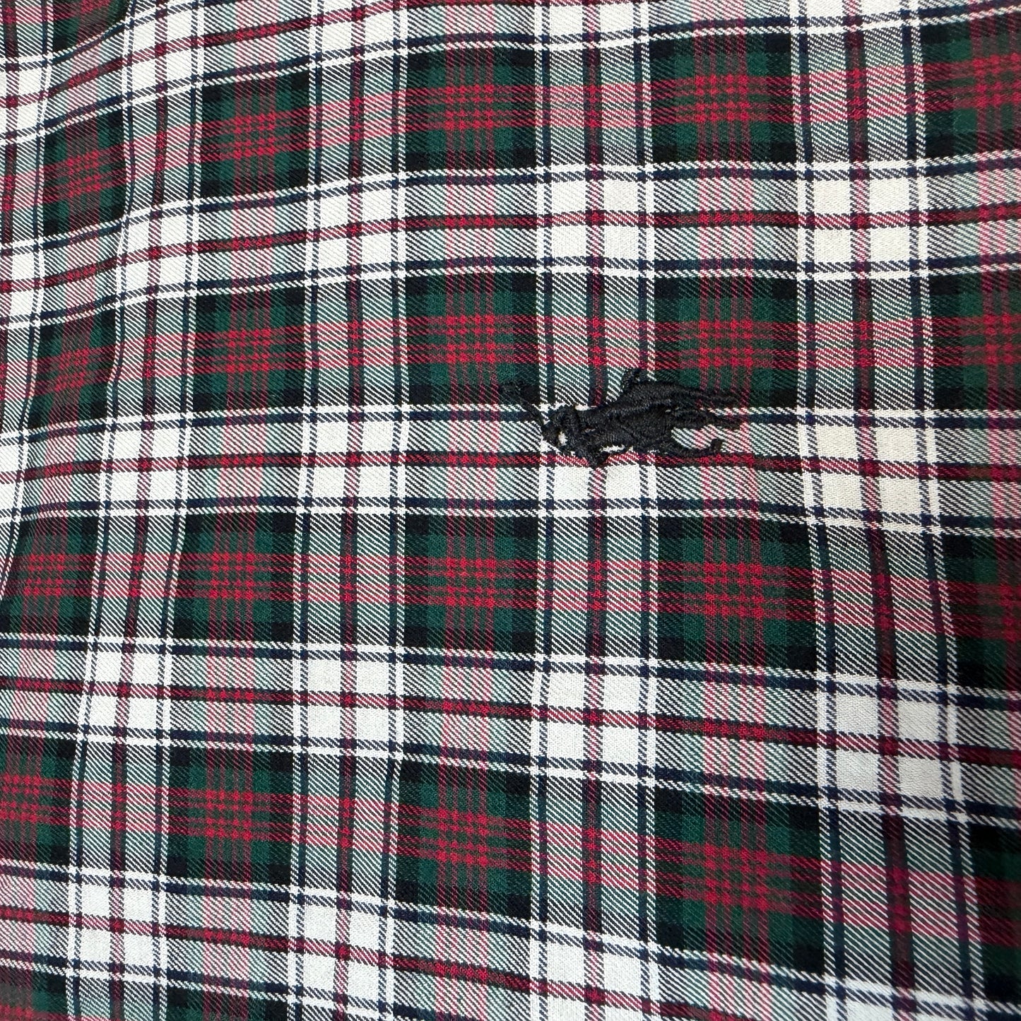 Polo Ralph Lauren Vintage Men's Button-Down Shirt XL Classic Fit Plaid Tartan