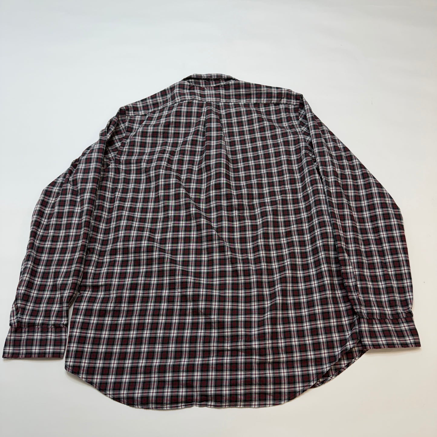 Polo Ralph Lauren Vintage Men's Button-Down Shirt XL Classic Fit Plaid Tartan