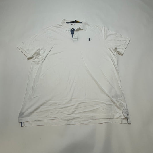 Polo Ralph Lauren Mens XL Classic Fit Pique Golf Shirt White
