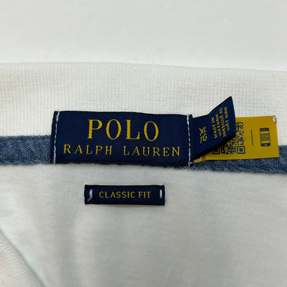 Polo Ralph Lauren Mens XL Classic Fit Pique Golf Shirt White