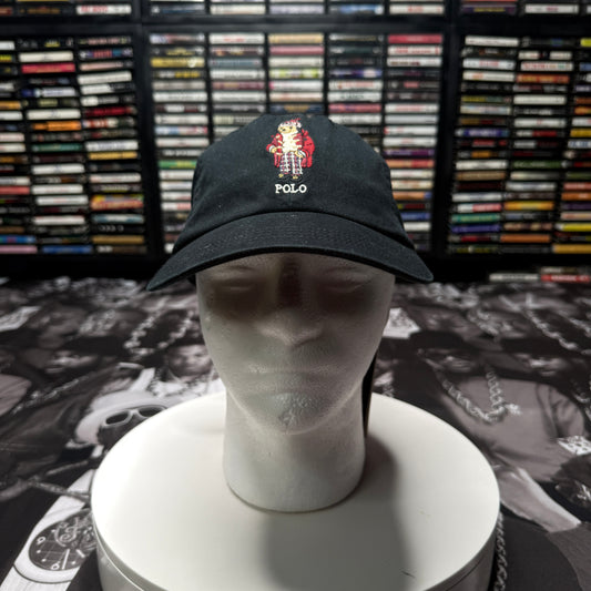 NWT Polo Ralph Lauren Polo Bear Twill Ball Cap Black