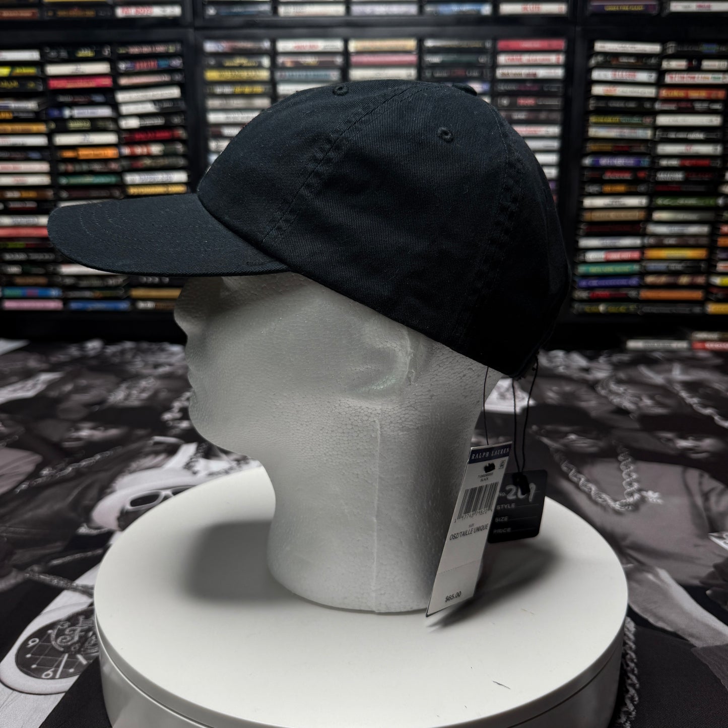 NWT Polo Ralph Lauren Polo Bear Twill Ball Cap Black