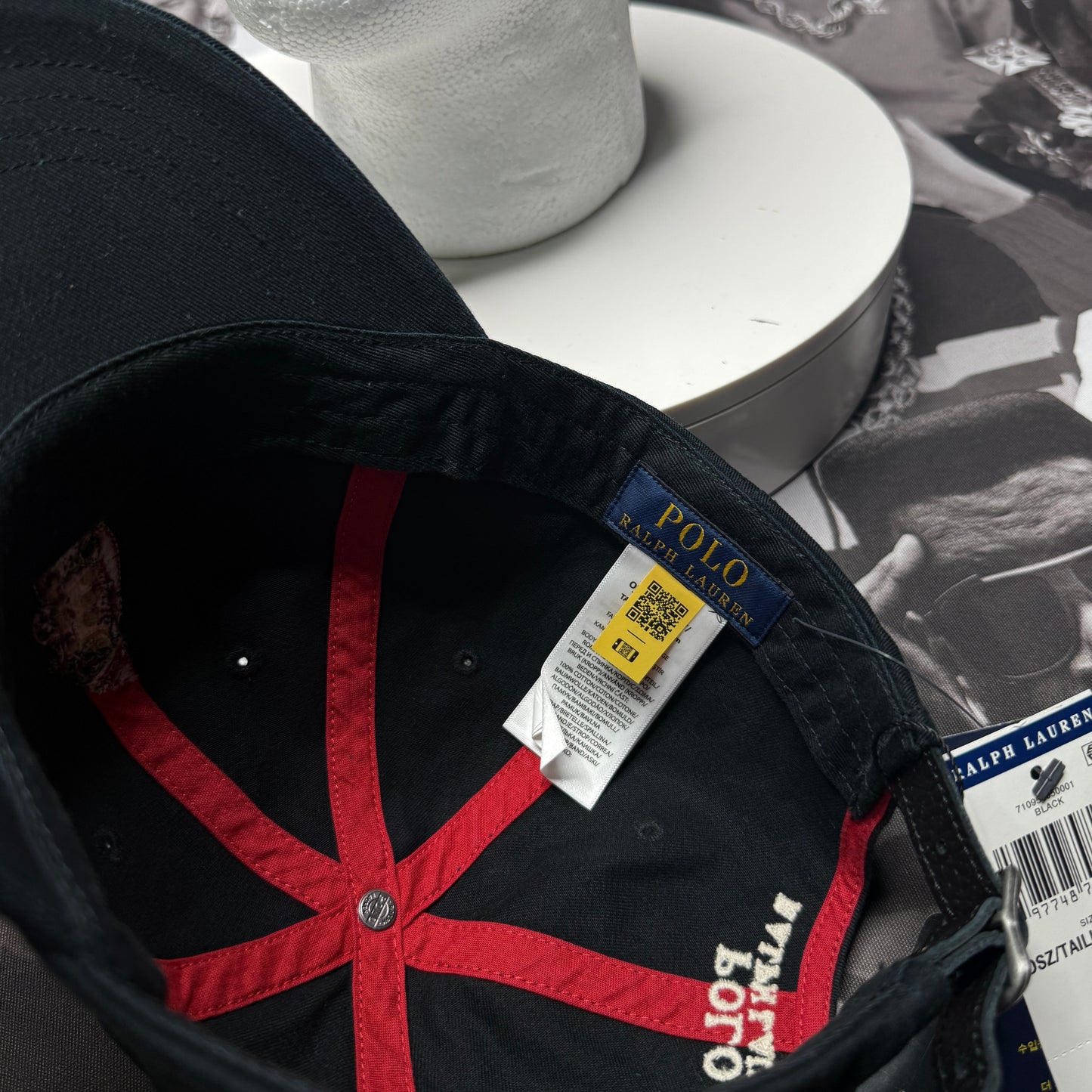 NWT Polo Ralph Lauren Polo Bear Twill Ball Cap Black