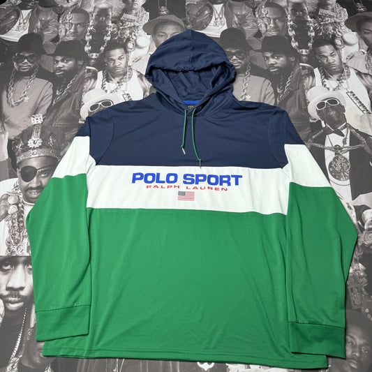 Polo Ralph Lauren Polo Sport Performance Hooded Shirt sz XL