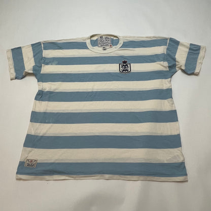 Polo Ralph Lauren RLPC Men's Short Sleeve Crest Shirt XL Blue White READ