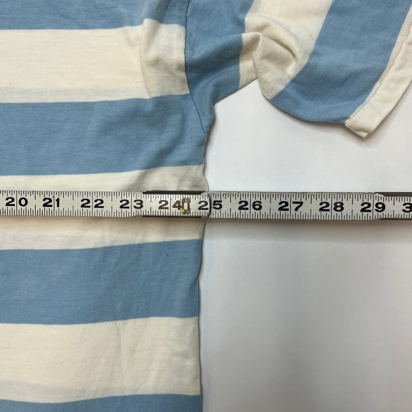 Polo Ralph Lauren RLPC Men's Short Sleeve Crest Shirt XL Blue White READ