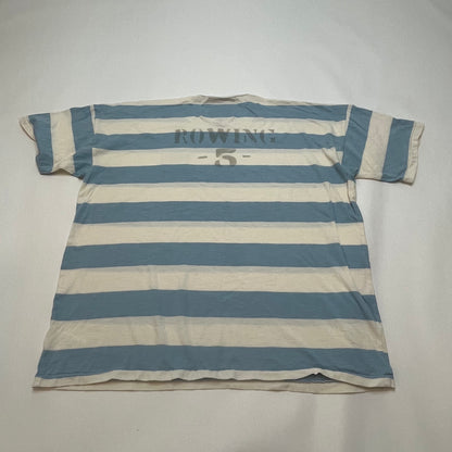 Polo Ralph Lauren RLPC Men's Short Sleeve Crest Shirt XL Blue White READ