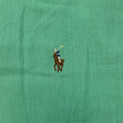 Polo Ralph Lauren Slim Fit Chambray Oxford Men's Shirt XL Green Used