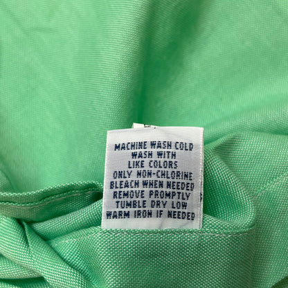 Polo Ralph Lauren Slim Fit Chambray Oxford Men's Shirt XL Green Used