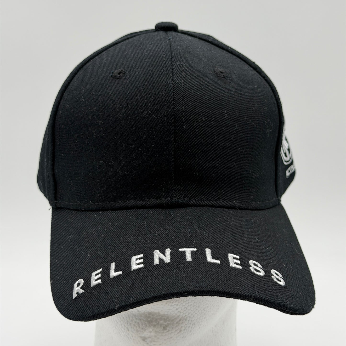 Power Cap Relentless Black Adjustable Unisex Hat Size OS