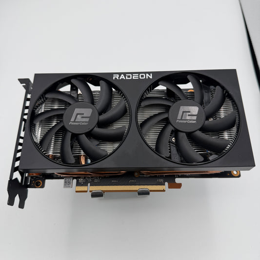 PowerColor Fighter AMD Radeon RX 6600 8GB GDDR6 Graphics Card - Black
