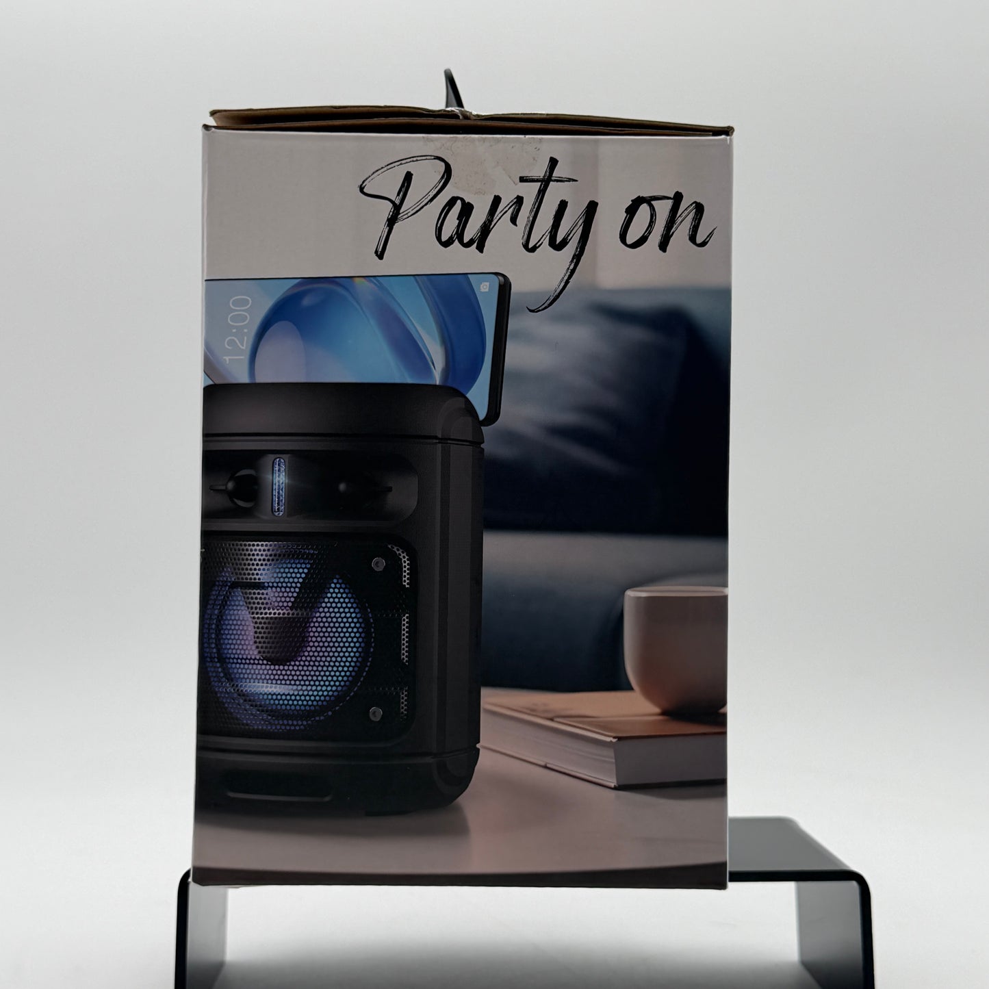 Quikcell Party Beat Pulse Speaker Black Used with Box