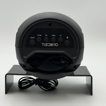Quikcell Party Beat Pulse Speaker Black Used with Box