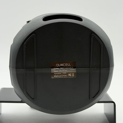 Quikcell Party Beat Pulse Speaker Black Used with Box